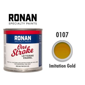 画像1: イミテーション ゴールド 0107- Ronan One Stroke Paints 237ml