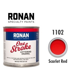 画像1: スカーレット レッド 1102 - Ronan One Stroke Paints 237ml