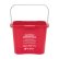 画像1: San Jamar Kleen Pail Sanitizer レッド バケツ 5L  (1)