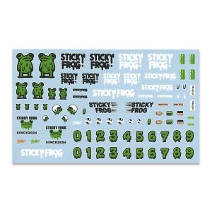 画像1: 1/64 ダイキャスト デカール Sticky Frog アソート(水貼り)