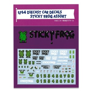 画像2: 1/64 ダイキャスト デカール Sticky Frog アソート(水貼り)