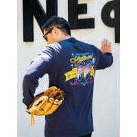 横浜DeNAベイスターズ x MOONEYES 2025 ロングスリーブ Tシャツ