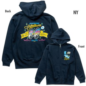 画像6: 横浜DeNAベイスターズ x MOONEYES 2025 ジップ フーディー