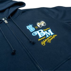 画像9: 横浜DeNAベイスターズ x MOONEYES 2025 ジップ フーディー