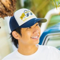 横浜DeNAベイスターズ x MOONEYES 2025 メッシュ トラッカー キャップ
