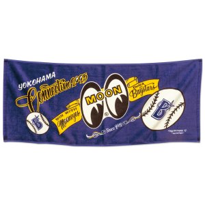 画像2: 横浜DeNAベイスターズ x MOONEYES 2025 フェイス タオル