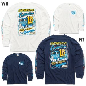 画像5: 横浜DeNAベイスターズ x MOONEYES 2026 ロング スリーブ Tシャツ