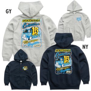 画像5: 横浜DeNAベイスターズ x MOONEYES 2026 ジップ フーディー