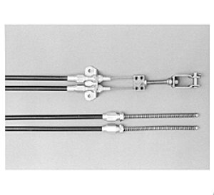 画像1: LOKAR トランスマウント ブレーキ ケーブル ステンレス ハウジング LOEC-80THT
