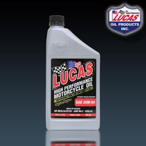 画像1: LUCAS Motorcycle Oil SAE 20W-50 (1qt)