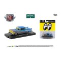 :M2 Machines 1/64 Die Cast Model MOONEYES 1957 Chevrolet Bel Air with Flames