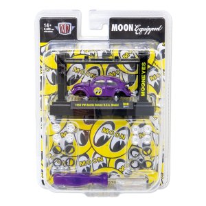 画像1: M2 Machines x MOONEYES 1/64 1953 VW Beetle Deluxe U.S.A. Model