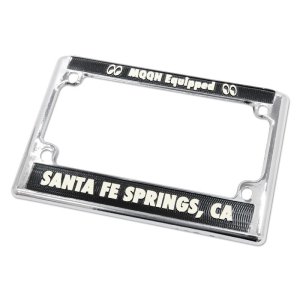 画像2: MOON Equipped SANTA FE SPRINGS, CA メタル ライセンス フレーム for モーターサイクル