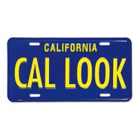 カリフォルニア スティール ライセンス プレート CAL LOOK