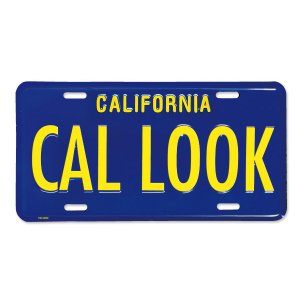 画像1: カリフォルニア スティール ライセンス プレート CAL LOOK