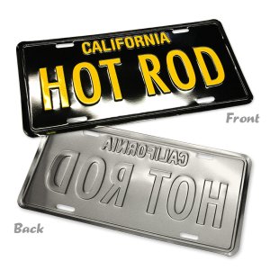 画像2: MOONEYES カリフォルニア ライセンス プレート HOT ROD