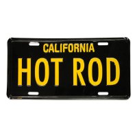 MOONEYES カリフォルニア ライセンス プレート HOT ROD