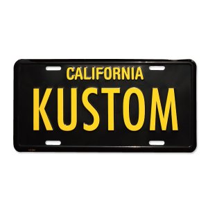 画像1: MOONEYES カリフォルニア ライセンス プレート KUSTOM