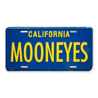 MOONEYES カリフォルニア ライセンス プレート ブルー