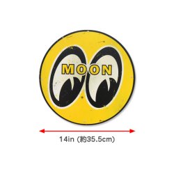 MOON スチール サイン スモール ＆ ディストレスト