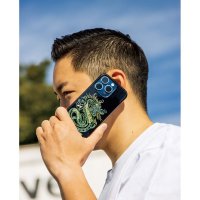 MOON  ピンストライプ ドラゴン iPhone 15 Pro ハードケース