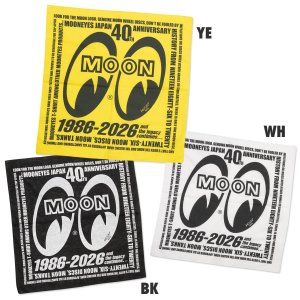 画像2: MOONEYES 40th Anniv. Square Logo バンダナ
