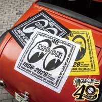 MOONEYES 40th Anniv. Square Logo バンダナ