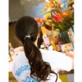 MOON レザー ヘアタイ