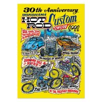 30th Anniv. HOT ROD CUSTOM SHOW 2022 Wildman イラスト ポスター