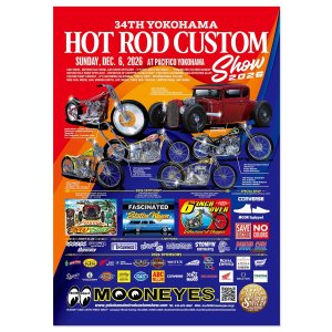 画像1: 34th YOKOHAMA HOT ROD CUSTOM SHOW 2026 ポスター(フォト)