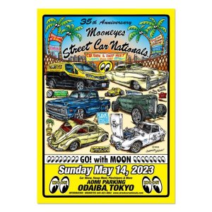 画像1: 35th Anniversary MOONEYES Street Car Nationals (R) 2023 ポスター