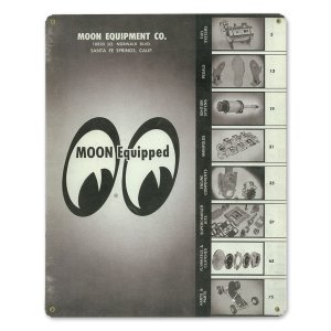 画像1: MOON ビンテージ サイン プレート 1960年 Front Cover