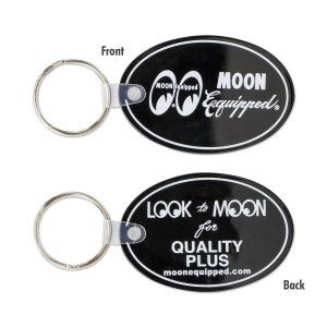 画像2: MOON Equipped Oval Rubber Key Ring