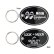 画像2: MOON Equipped Oval Rubber Key Ring (2)