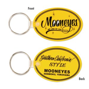 画像2: MOONEYES Oval Rubber Key Ring