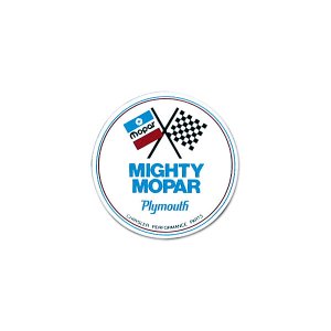 画像1: ホットロッド ステッカー MIGHTY MOPAR Plymouth Parts ステッカー