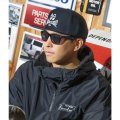 MOON Equipped 5 パネル フラット バイザー キャップ