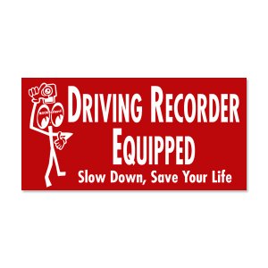 画像2: Driving Recorder Equipped ステッカー