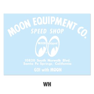 画像2: MOON EQUIPMENT SPEED SHOP デカール L
