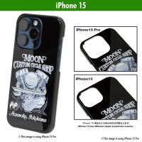 MOON Custom Cycle Shop パンヘッド iPhone 15 ハードケース