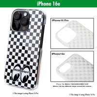 MOON Equipped アイシェイプ チェッカー iPhone 16e ハードケース クリア