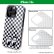 画像1: MOON Equipped アイシェイプ チェッカー iPhone 16e ハードケース クリア (1)
