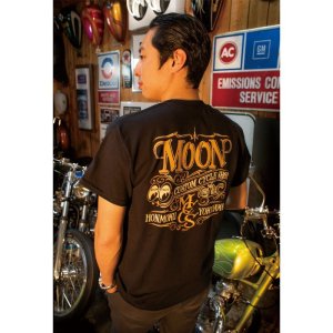 画像1: MOON Custom Cycle Shop Tシャツ