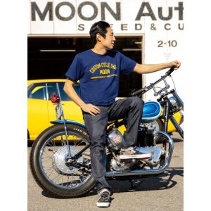 画像1: MOON Custom Cycle Shop Tシャツ