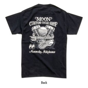 画像5: MOON Custom Cycle Shop パンヘッド Tシャツ