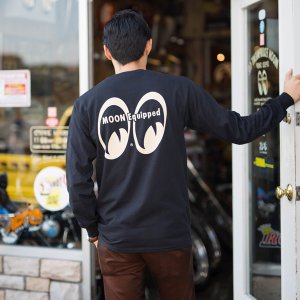 画像1: 【30%OFF】MOON Equipped ポケット付 ロング スリーブ Tシャツ