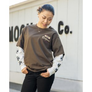 画像1: Iron Cross レイヤード ロング スリーブ Tシャツ