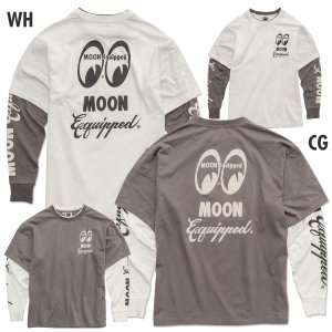 画像5: MOON Equipped レイヤード ロングスリーブ Tシャツ
