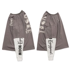画像10: MOON Equipped レイヤード ロングスリーブ Tシャツ