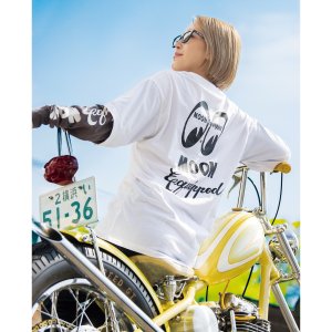 画像1: MOON Equipped レイヤード ロングスリーブ Tシャツ
